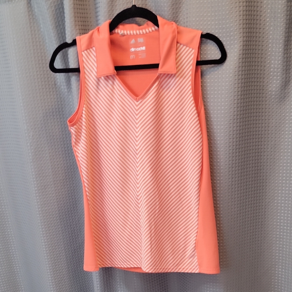 Adidas Climachill Collared Golf Tennis Pickleball Sleeveless Polo Size M